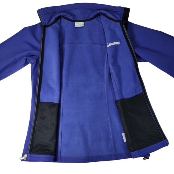 MSRP $110, Columbia Kruser Ridge II Softshell Jacket, Size S, color purple. This - Picture 5 of 6